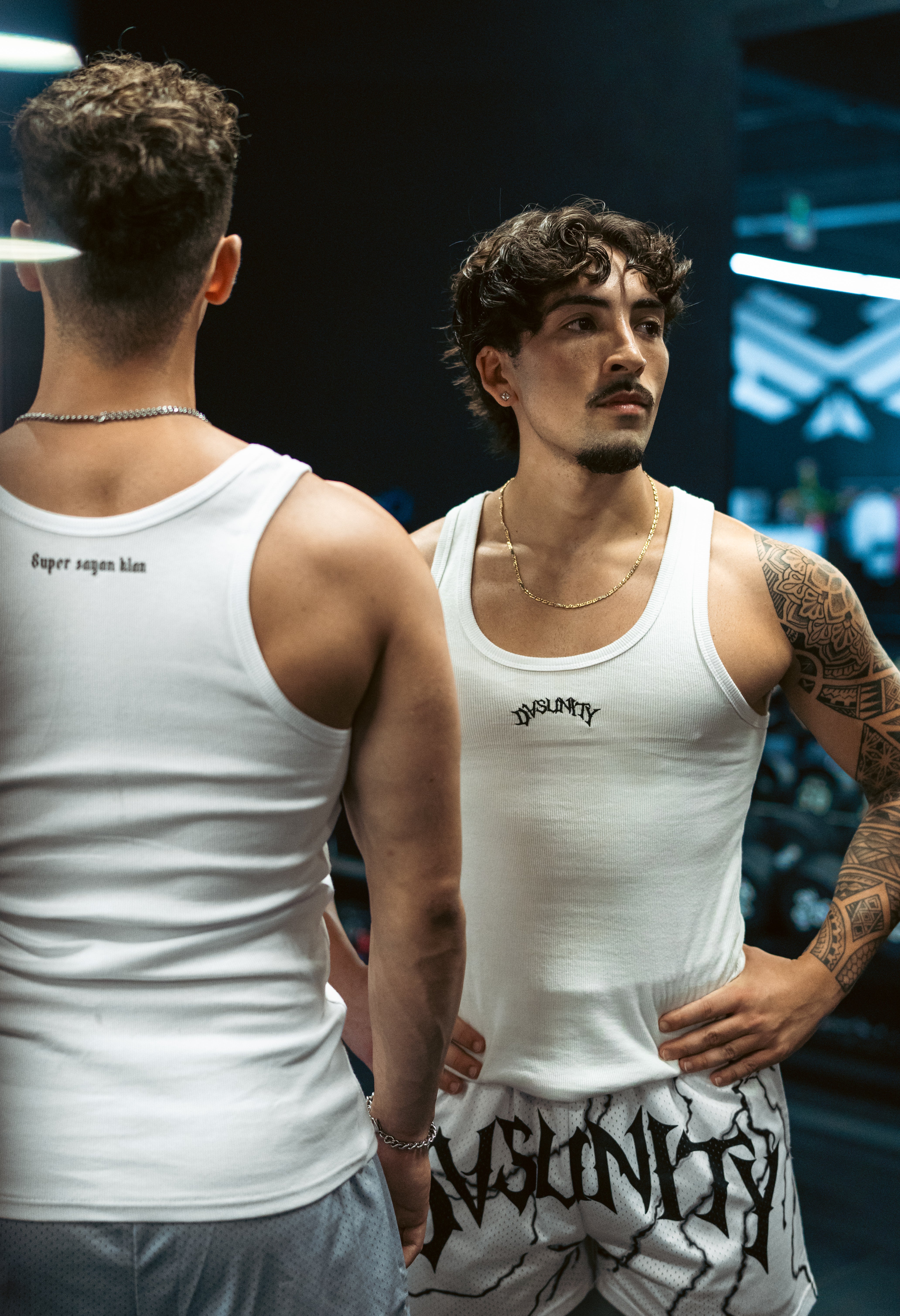 DASUNITY WHITE TANK TOP