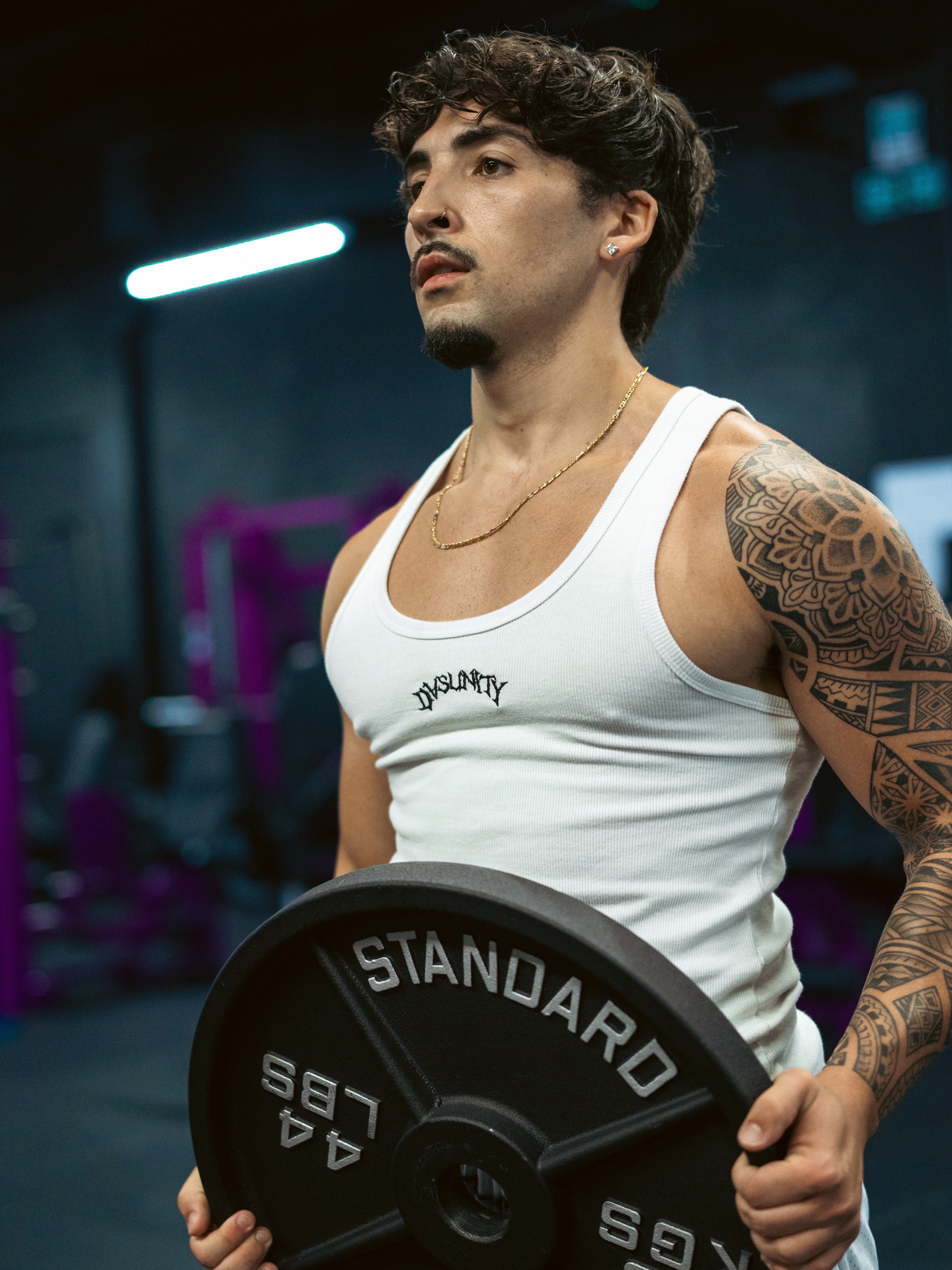 DASUNITY WHITE TANK TOP
