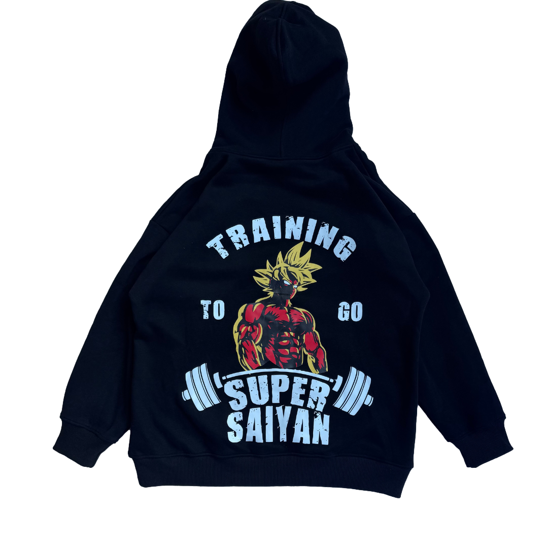 TRAINING SUPER SAYAN OVERSIZE HOODIE